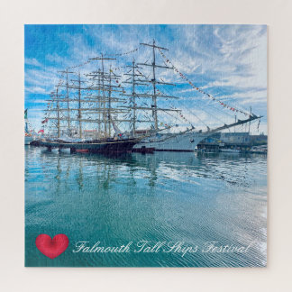 FALMOUTH TALL SHIPS FESTIVAL Cornwall Photo Jigsaw Puzzle