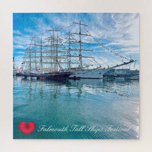 FALMOUTH TALL SHIPS FESTIVAL Cornwall Photo Jigsaw Puzzle (Vertical)