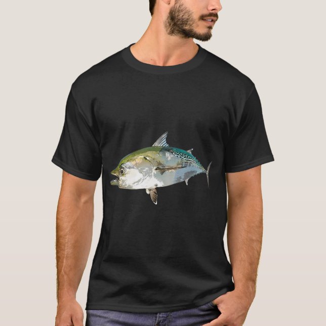 False Albacore Colour Print T-Shirt (Front)