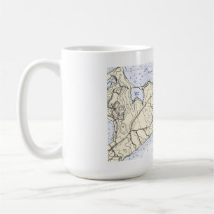 False Albacore Montauk Chart Coffee Mug