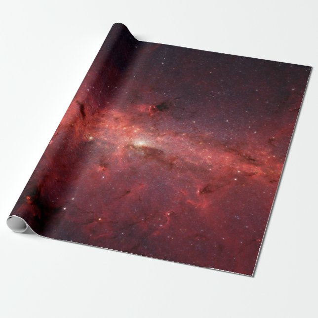 FALSE-COLOR MILKY WAY WRAPPING PAPER (Unrolled)