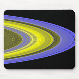 False-colour image of Saturn's rings Mouse Mat