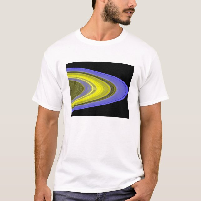 False-colour image of Saturn's rings T-Shirt (Front)