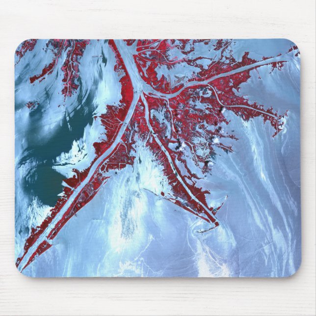 False colour satellite mouse mat (Front)