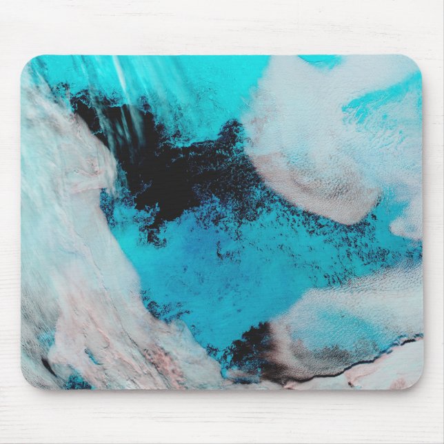 False colour view of Polynya (open water) Mouse Mat (Front)