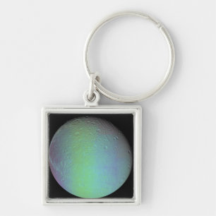False colour view of Saturn's moon Dione Key Ring
