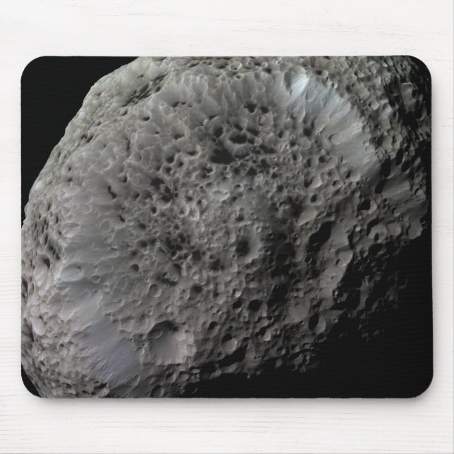 False-colour view of Saturn's moon Hyperion Mouse Mat (Front)