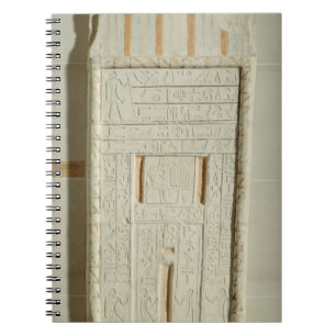 False door of Sheshi, c.2300-2200 BC (painted lime Notebook