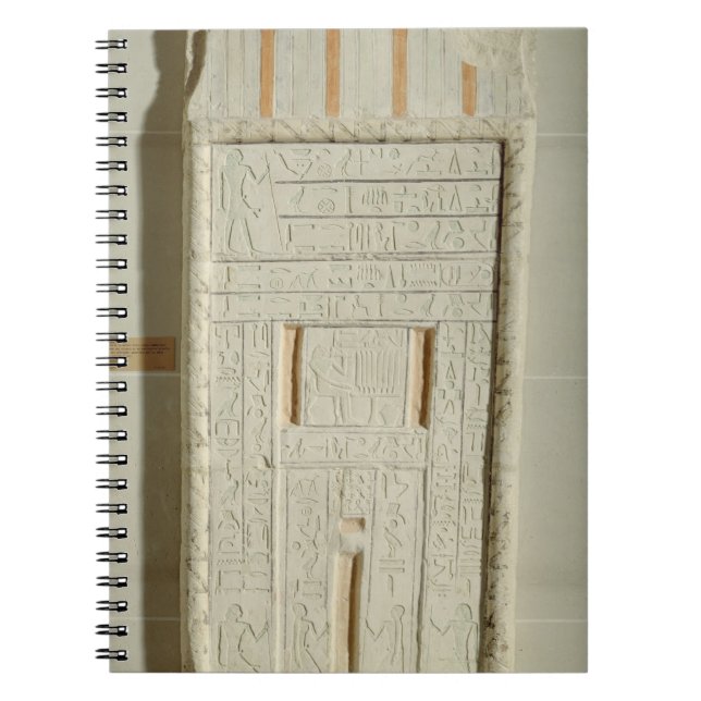 False door of Sheshi, c.2300-2200 BC (painted lime Notebook (Front)