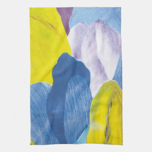 False Indigo III Tea Towel (Vertical)