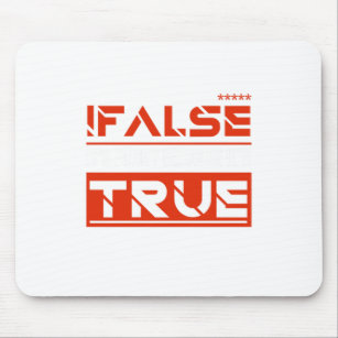 False Its Funny Because Its True Programmer Coder  Mouse Mat