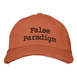 False Paradigm Embroidered Hat