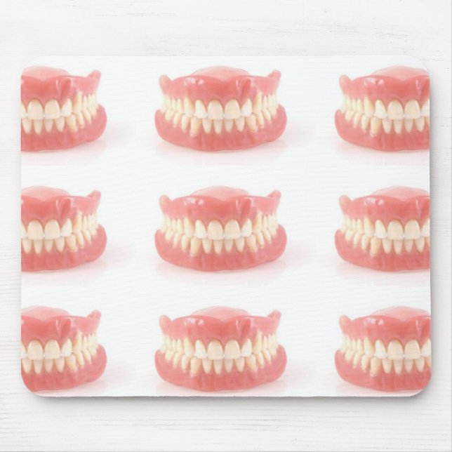 "FALSE TEETH" GALORE MOUSEPAD (Front)