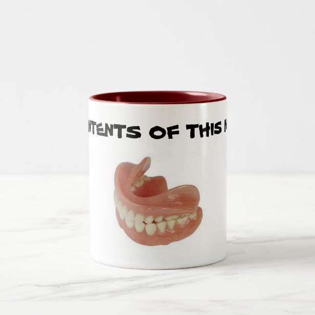 FALSE TEETH KEEPER MUG (Center)
