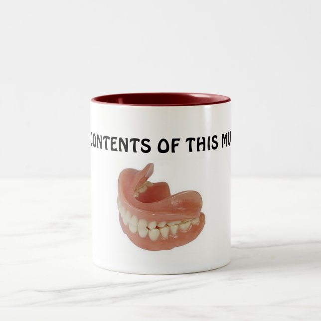 FALSE TEETH KEEPER MUG (Center)