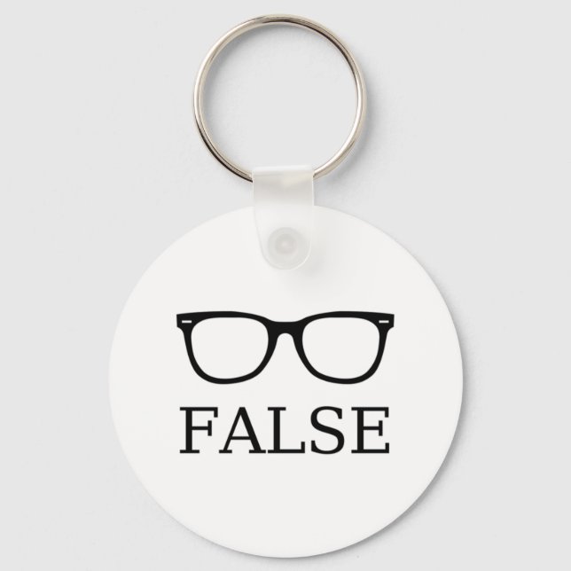 False, The Office,  Dwight Funny Key Ring (Front)