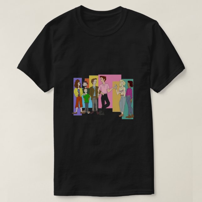 Falsettos “A tight knit family” Classic T-Shirt (Design Front)