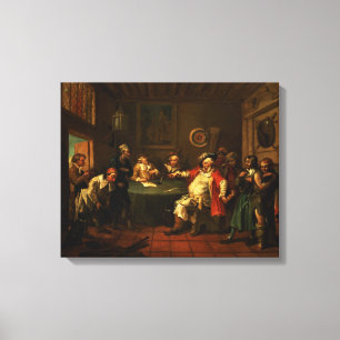 Falstaff Examining his Recruits from Henry IV Canvas Print
