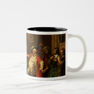 Falstaff Examining his Recruits from Henry IV Two-Tone Coffee Mug