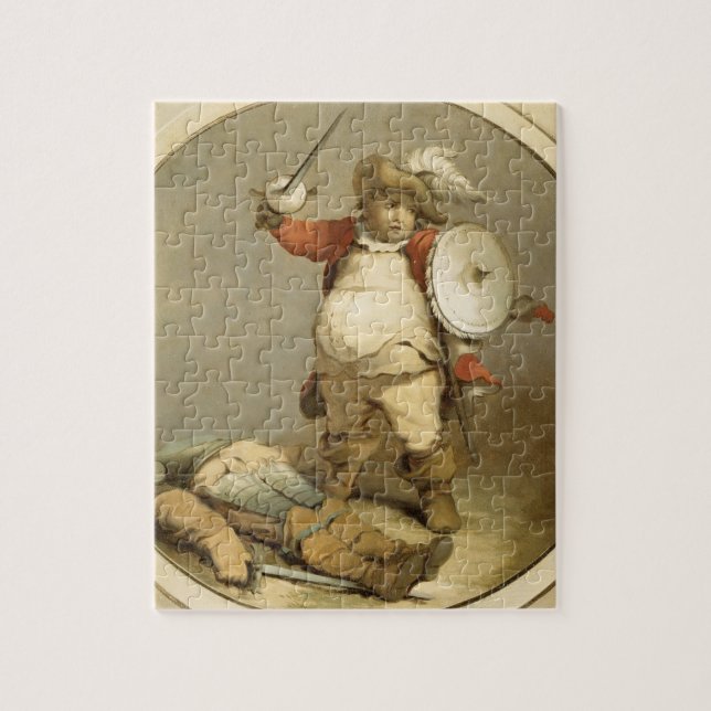 Falstaff with the Body of Hotspur, c.1786 (oil on Jigsaw Puzzle (Vertical)