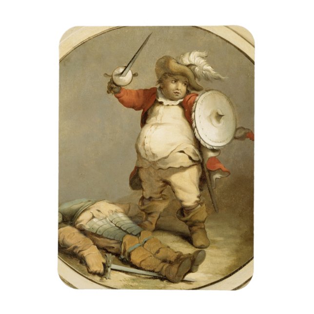 Falstaff with the Body of Hotspur, c.1786 (oil on Magnet (Vertical)