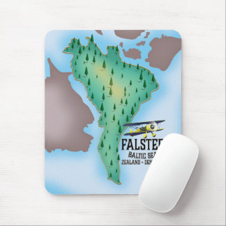 Falster Island Denmark travel poster. Mouse Mat