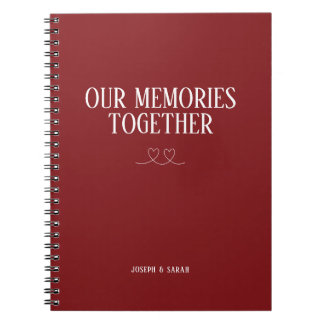 Falu Red Our Memories Together Notebook