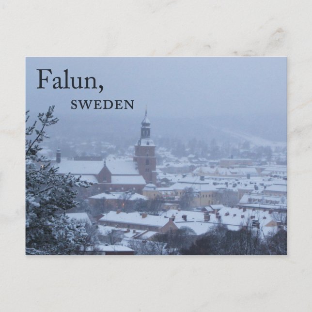Falun, Sweden Postcard (Front)