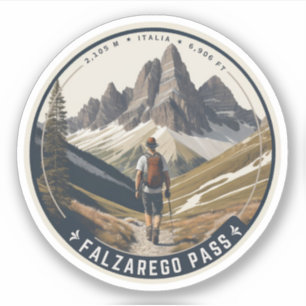 Falzarego Pass high mountain pass Belluno Italy