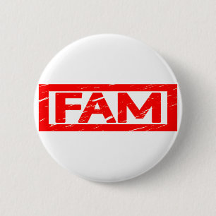 Fam Stamp 6 Cm Round Badge