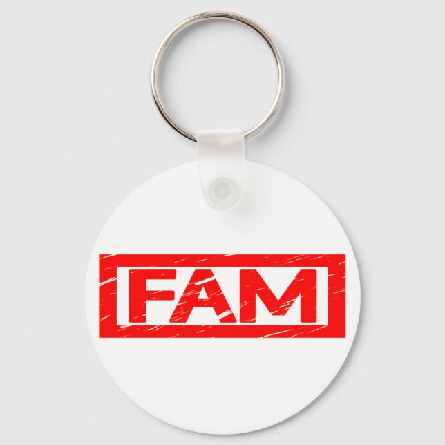 Fam Stamp Key Ring (Front)