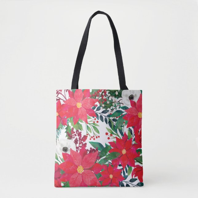 Famame Canvas Tote Bag Large Women Casual Xmas (Front)
