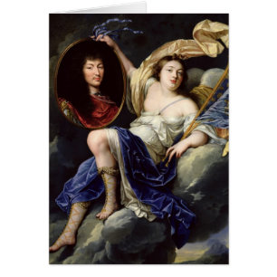 Fame Presenting a Portrait of Louis XIV