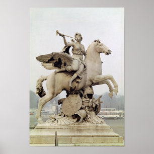Fame Riding Pegasus  1699-1702 Poster
