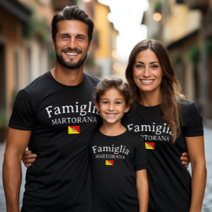 Famiglia Sicilian Family Personalized Reunion T-Shirt