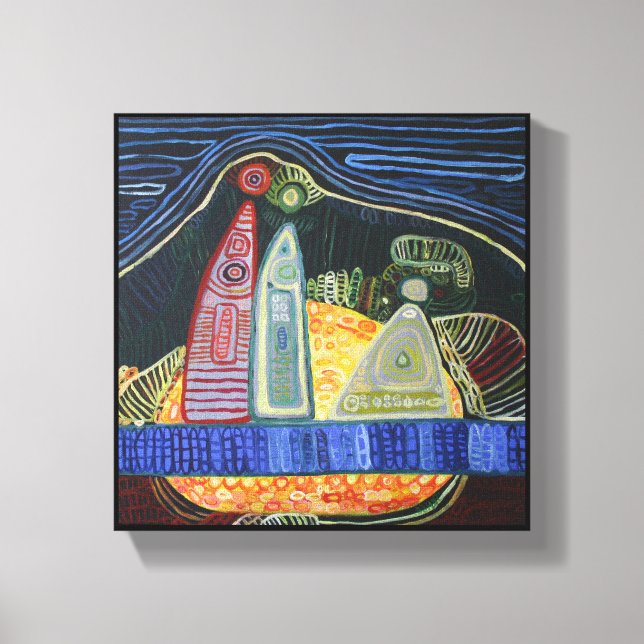 Familia Asbtract Art Painting Wall Art (Front)