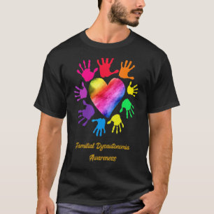 Familial Dysautonomia Awareness Hands T-Shirt