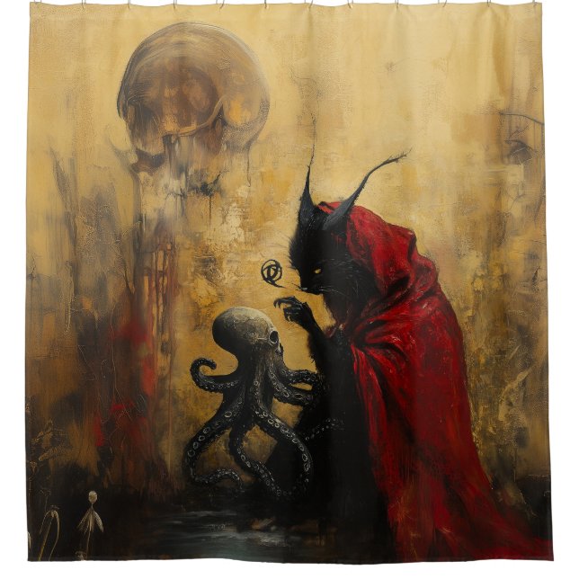Familiar Shower Curtain (Front)