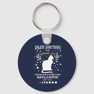 familiars cat lovers design key ring