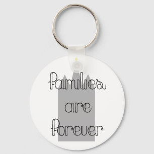 families are forever mormon lds temple key ring