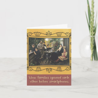 FAMILIES BEFORE SMARTPHONES BIRTHDAY CARD
