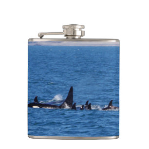 Families Stick Together Hip Flask