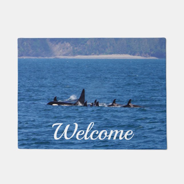 Families Stick Together Welcome Doormat (Front)