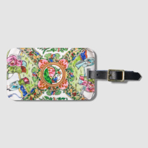 Famille Rose Luggage Tag