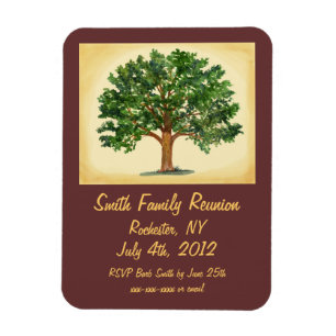 Familly Reunion - Save the Date, Invitation Magnet