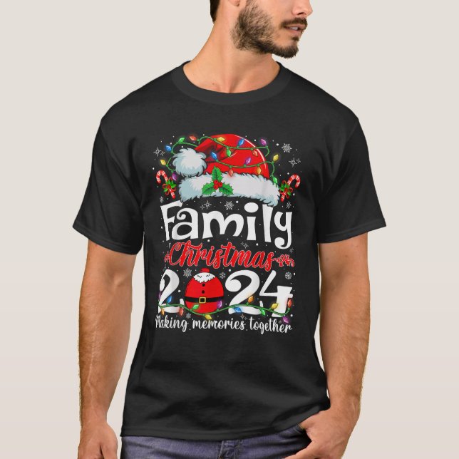 Family 2024 Christmas Matching Outfits Team Santa  T-Shirt (Front)