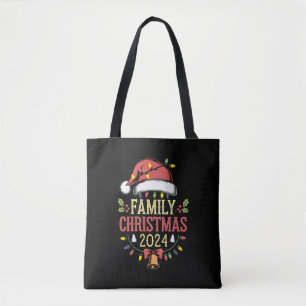 Family 2024 Christmas Matching Outfits Team Santa Tote Bag