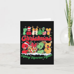 Family 2025 Christmas Team Santa Elf Squad Matchin Card