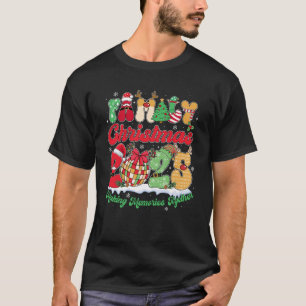 Family 2025 Christmas Team Santa Elf Squad Matchin T-Shirt