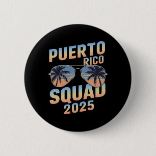Family 2025 Matching Puerto Rico Family Trip Vacat 6 Cm Round Badge